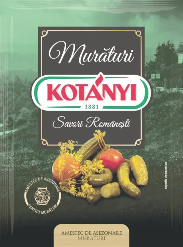Condiment pentru muraturi/mustar boabe/marar tocat/foi dafin KOTANY