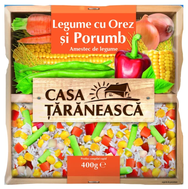Amestec de legume cu orez, CASA TARANEASCA