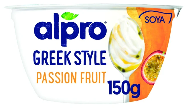 Produs fermentat in stil grecesc pe baza de soia si fructe, ALPRO